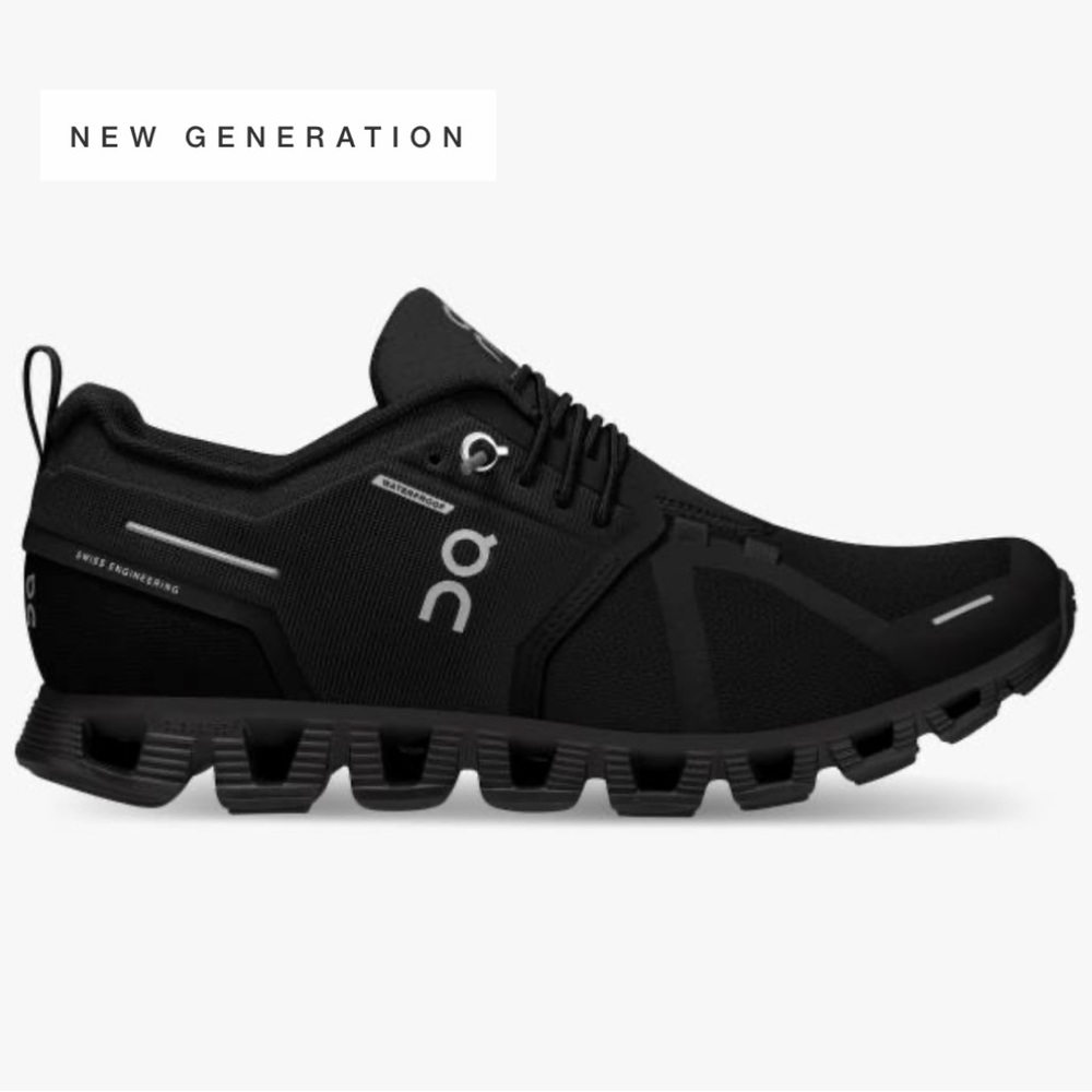 On waterproof sneakers. Brand new. 7.5